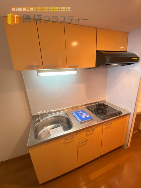 キッチン　２口コンロ設置済み