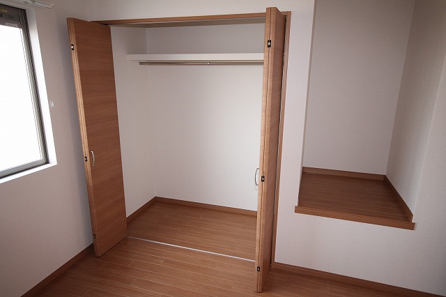 収納　たっぷりとした収納スペースです