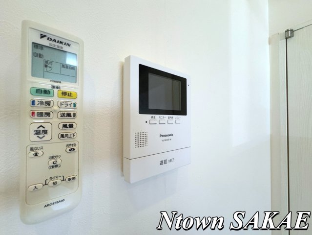 セキュリティ　モニター付きインターフォンです。