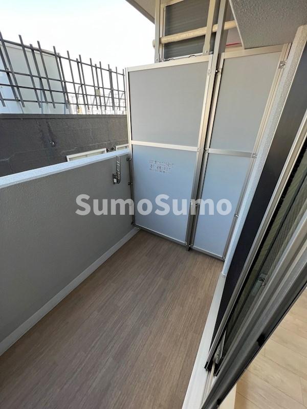 バルコニー　広々としたバルコニーです