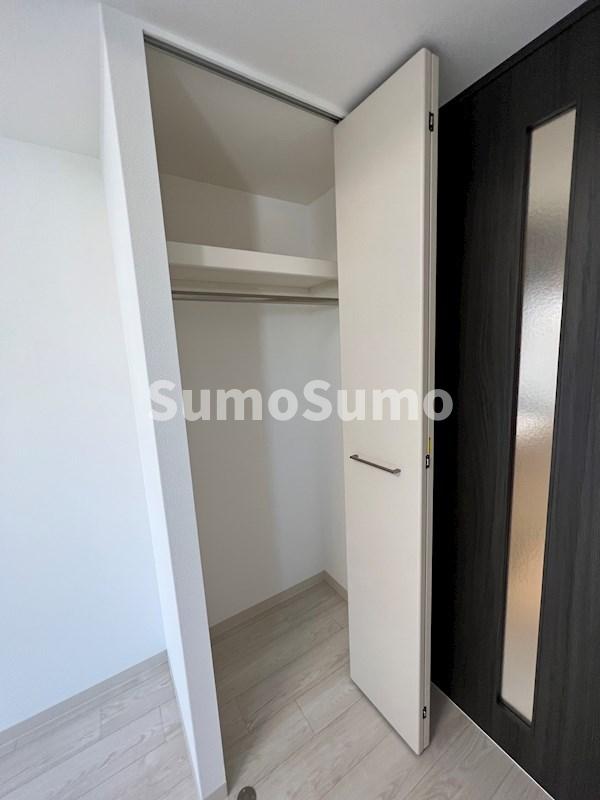 収納　たっぷりとした収納スペースです