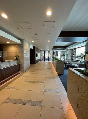 ロビー　ゆとりのあるロビーです