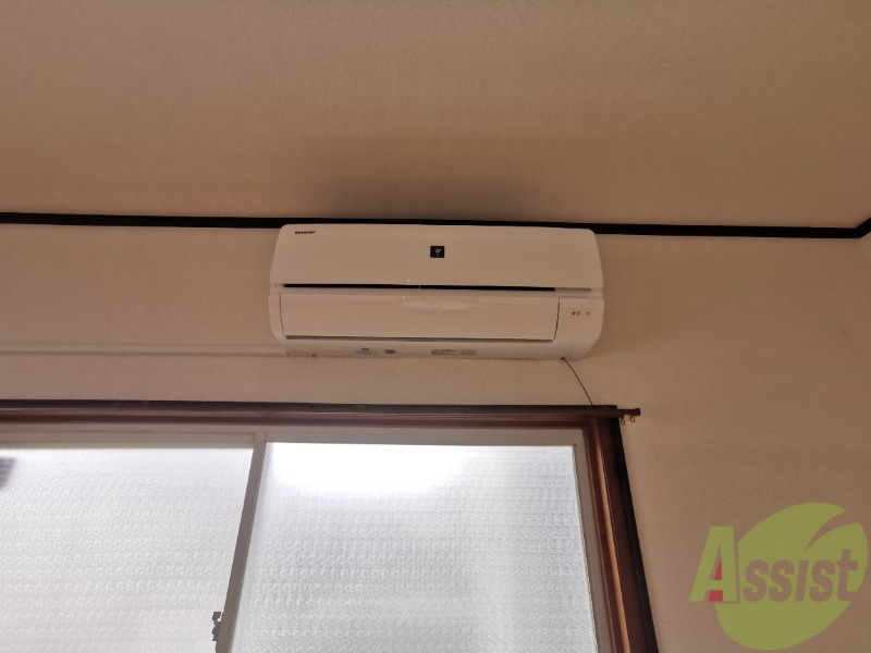 その他設備　エアコンが付いているので、一年中快適に過ごせます。