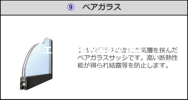 その他　ペアガラス（イメージ）