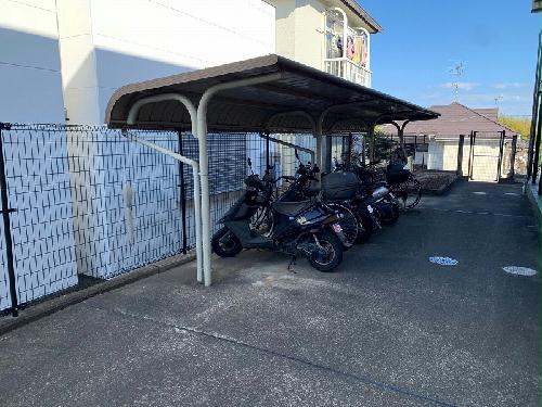 その他共有部分　駐輪場　原付＆自転車のみ駐輪可能