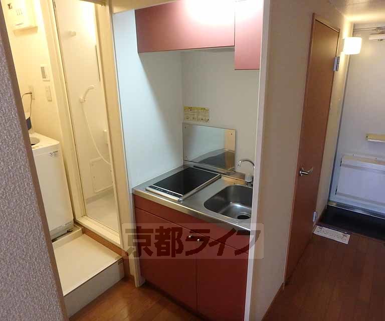 キッチン　コンパクトなキッチン。