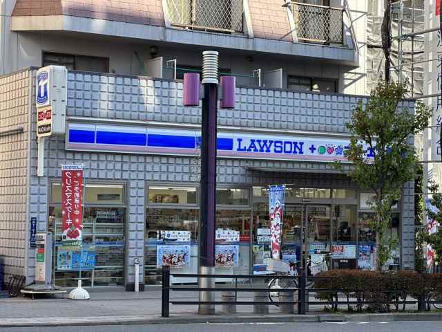 コンビニ　ローソン×スリーエフ（コンビニ）まで76m