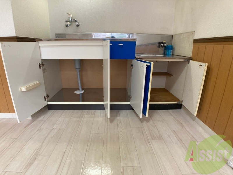 収納　キッチン下の収納もたくさん入りますよ～！