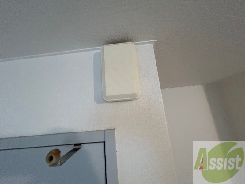 セキュリティ　来客時にはこちらのチャイムが鳴りますよ。