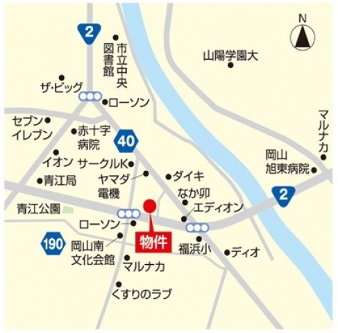 スーパー　マルナカ福富店（スーパー）まで941m