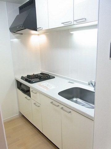 キッチン　ガス２口システムキッチン