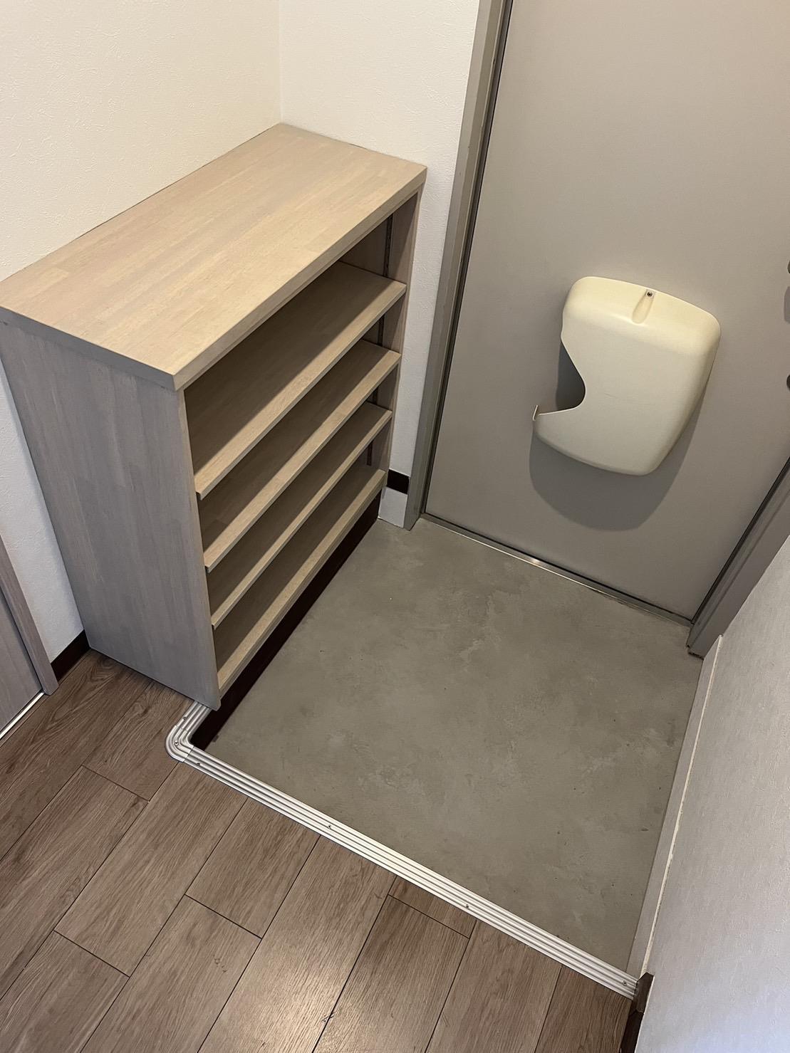 玄関　シューズボックス付きの玄関♪