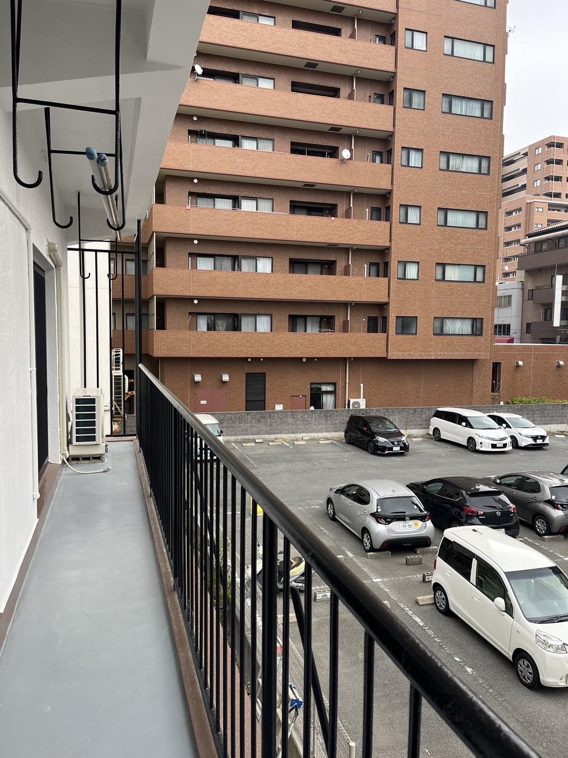 バルコニー　ゆったりとした幅広のバルコニー♪