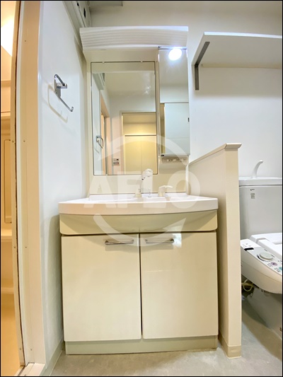 洗面設備　クラウンハイム北心斎橋フラワーコート　独立洗面台