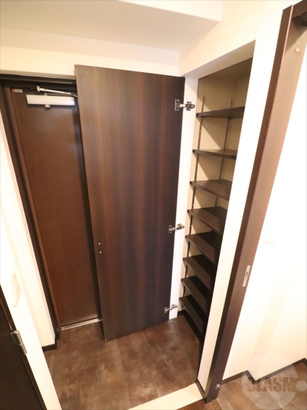 玄関　シューズボックス付きの玄関