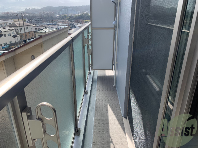 バルコニー　バルコニーはこちらです。結構広く感じました。