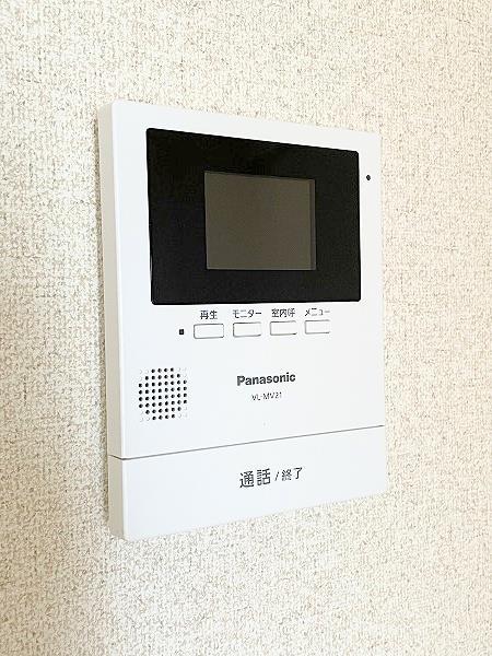 セキュリティ　室内インターホン（モニター付き）