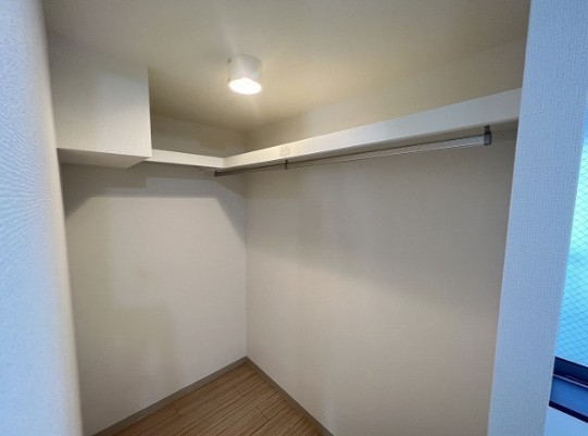 収納　ウォークインクローゼット