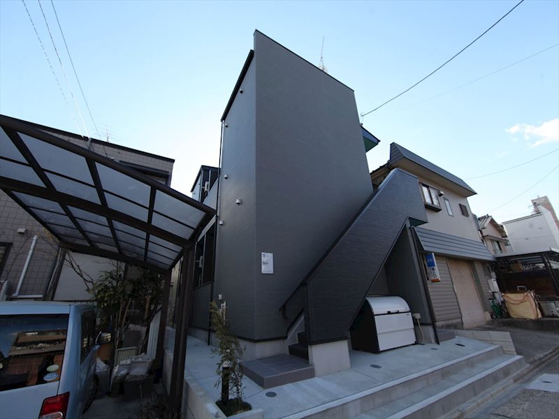 建物外観　外観　デザイナーズ　光インターネット無料