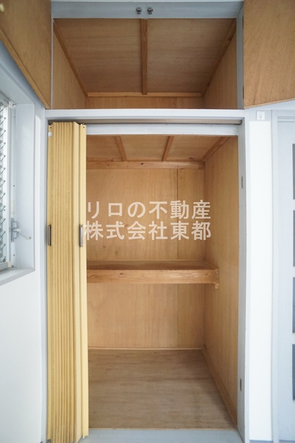 収納　奥行のある収納付です！増えがちな荷物をスッキリ収納できます！