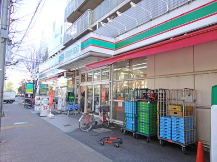 コンビニ　ローソンストア100 板橋蓮沼町店（コンビニ）まで438m