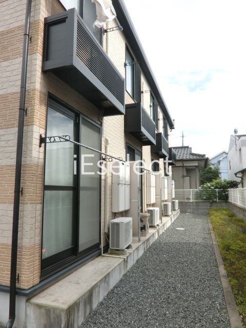 バルコニー　洗濯物もたくさん干せます