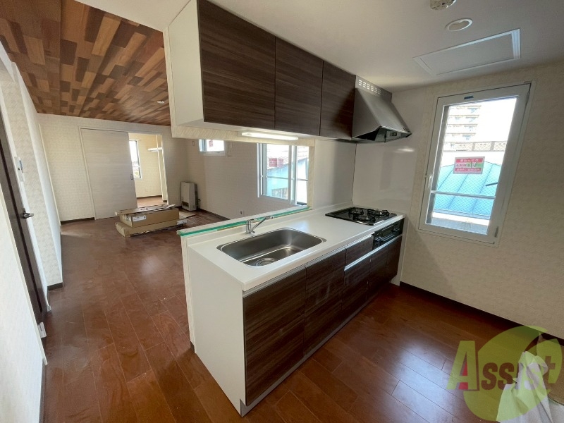 キッチン　システムキッチンなので、すぐお料理に使えます！