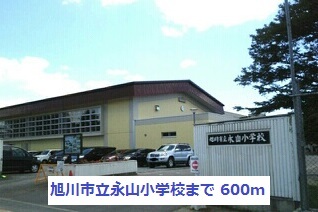 小学校　旭川市立永山小学校（小学校）まで600m