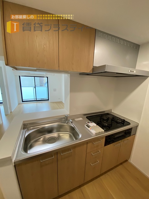 キッチン　憧れていたカウンターキッチン。