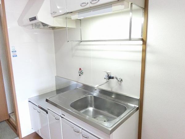 キッチン　ガスコンロ設置可！