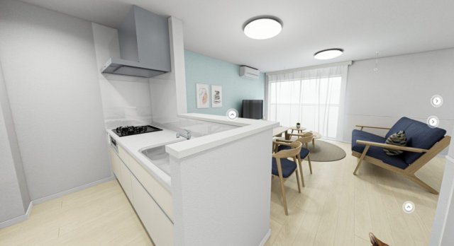 キッチン　イメージパースなので実際とは異なります