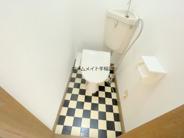 トイレ　ウォシュレット付きで快適な環境です♪