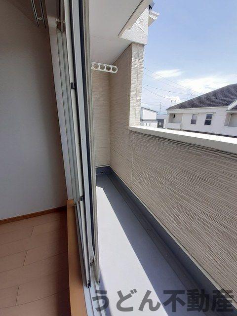 バルコニー　うどん県のお部屋探しはうどん不動産へ うどんちゃんとLINE