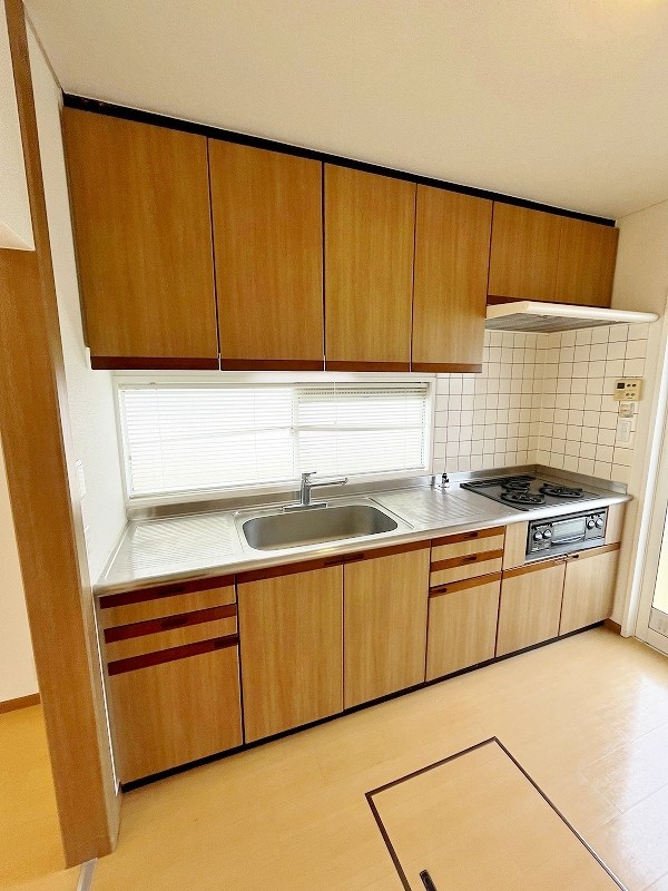 キッチン　★システムキッチングリル付き/3口コンロ★