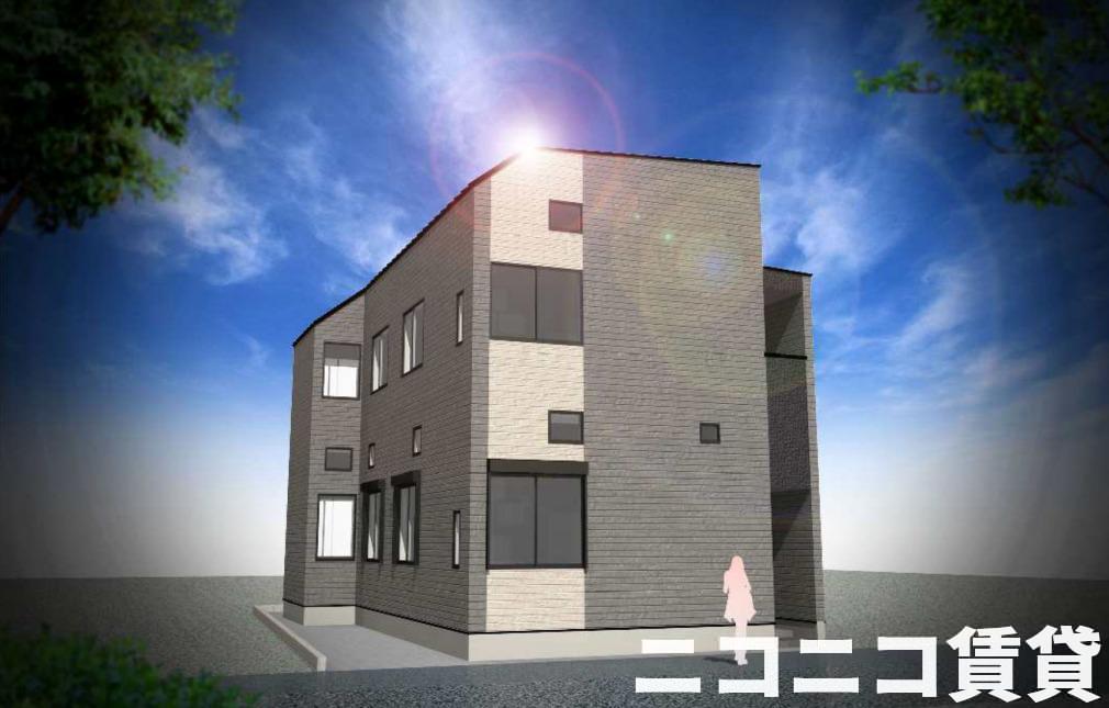 建物外観　建設中のため