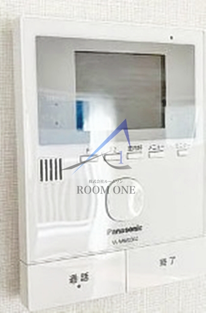 セキュリティ　モニター付きインターホンです。