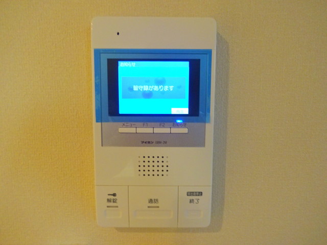 セキュリティ　★訪問者のわかるＴＶモニターホン★録画機能付き★