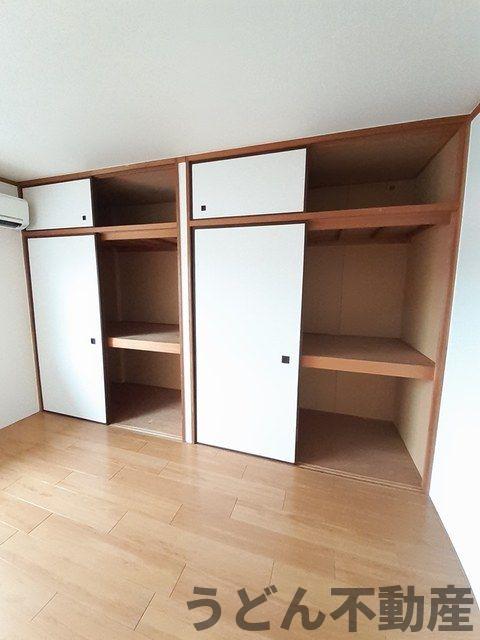 収納　うどん県のお部屋探しはうどん不動産へ うどんちゃんとLINE