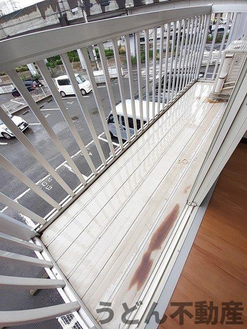 バルコニー　うどん県のお部屋探しはうどん不動産へ うどんちゃんとLINE