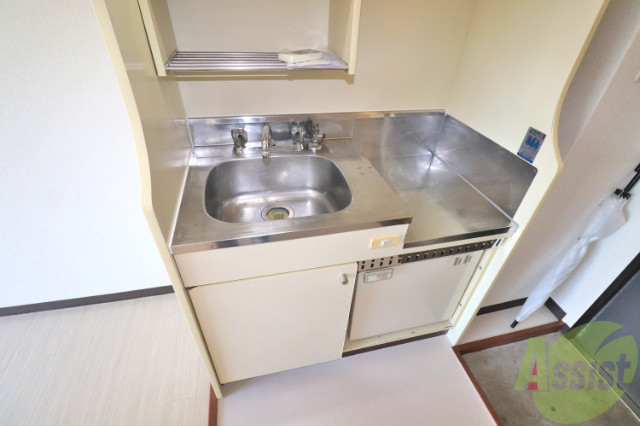 キッチン　ガスコンロ設置可能！