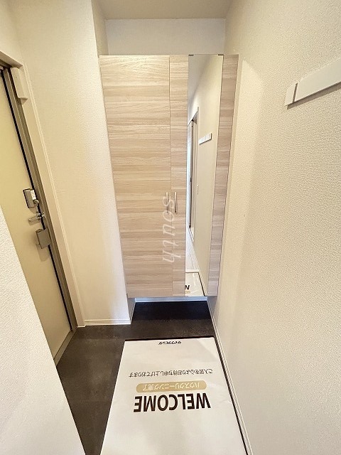 玄関　シューズＢＯＸ付きの玄関