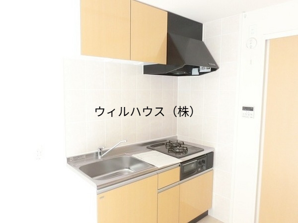 キッチン　２口コンロ付きシステムキッチン！
