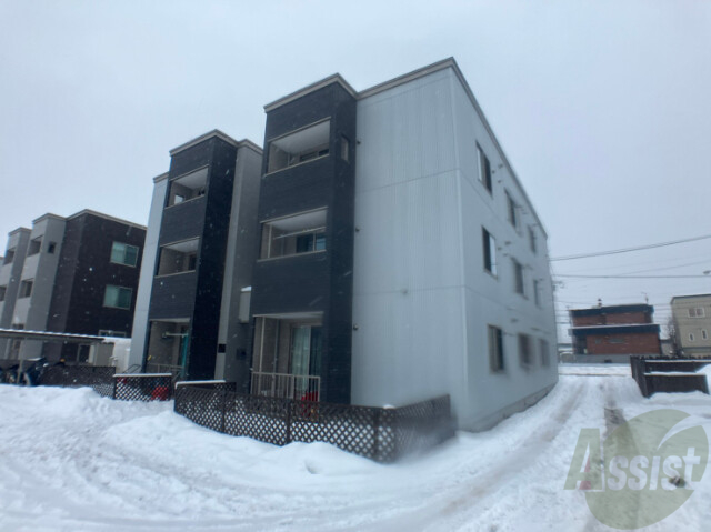 建物外観　札幌市北区篠路一条「ウベア篠路」