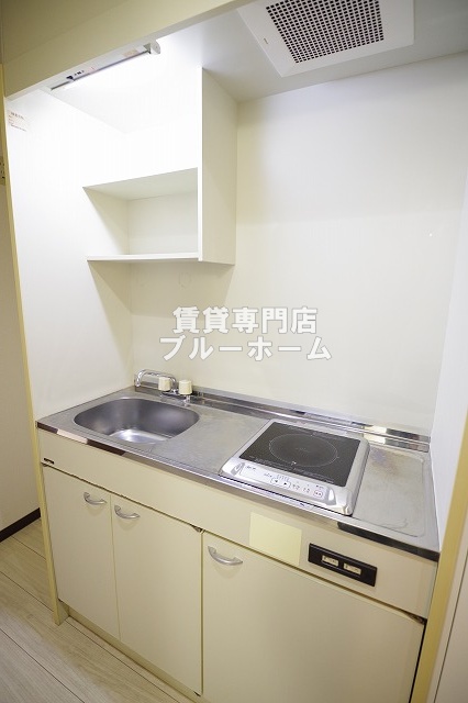 キッチン　1口コンロのシステムキッチンです！