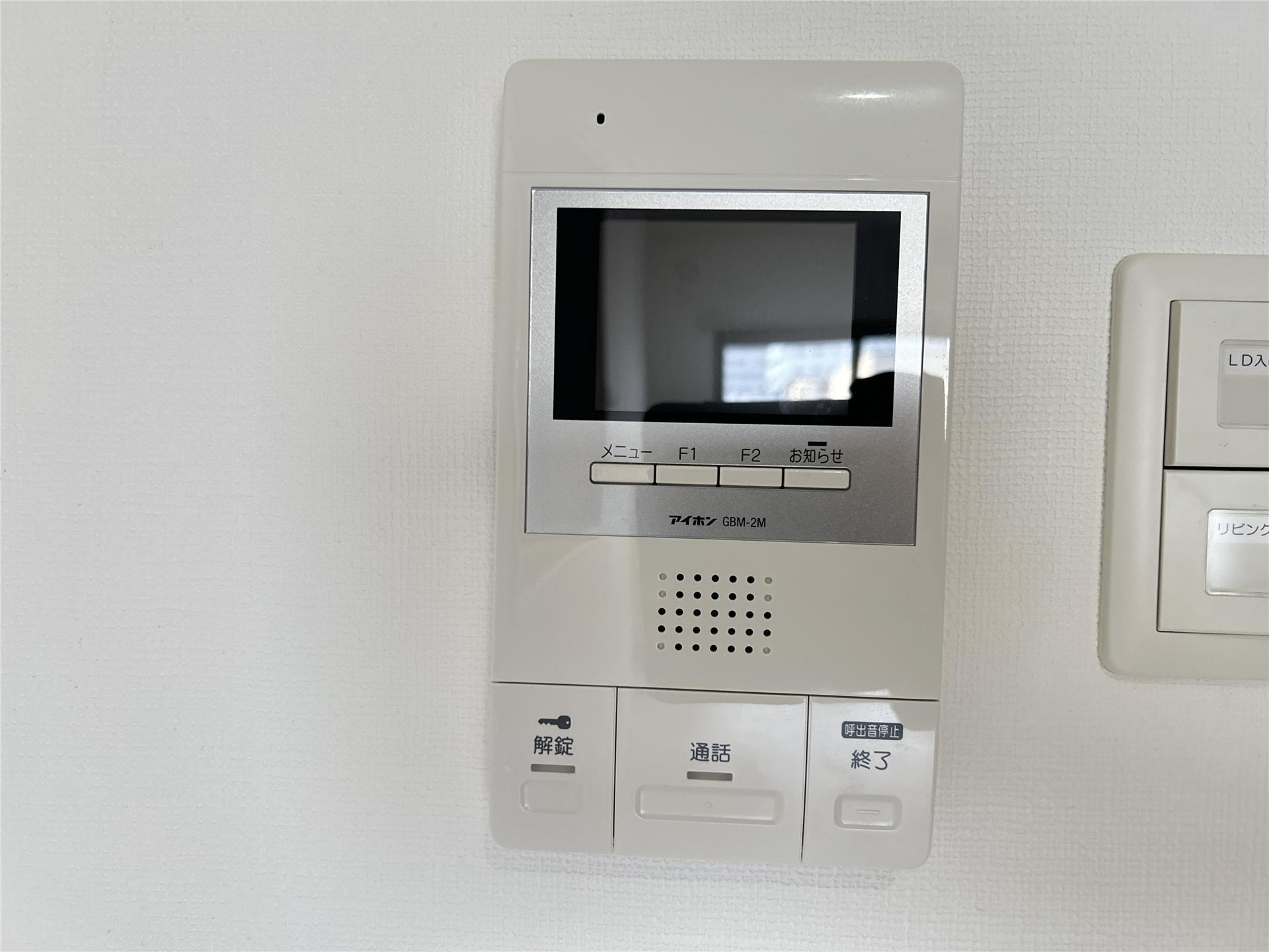 セキュリティ　録画機能付きのTVモニターホンです