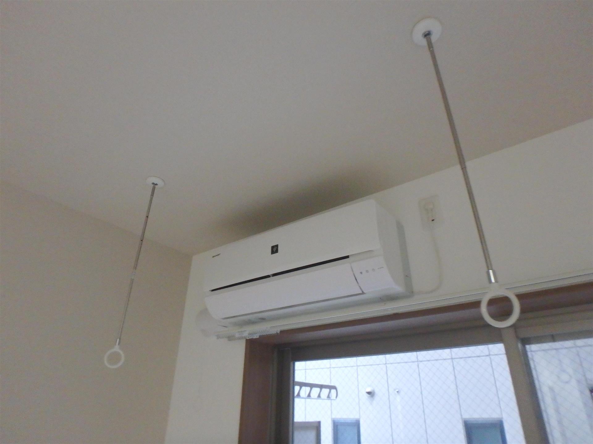 その他　室内物干し付きです