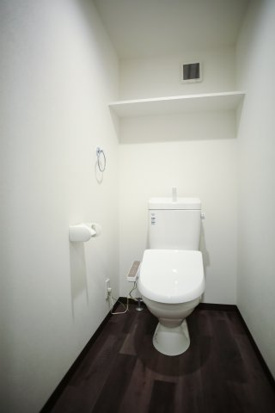 トイレ　ゆったりとした空間のトイレです