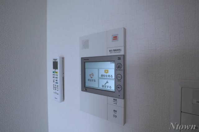 セキュリティ　モニター付きインターホンです