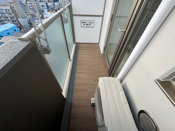 バルコニー　※別部屋の写真です