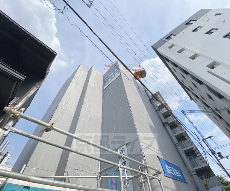 建物外観　・建築中風景